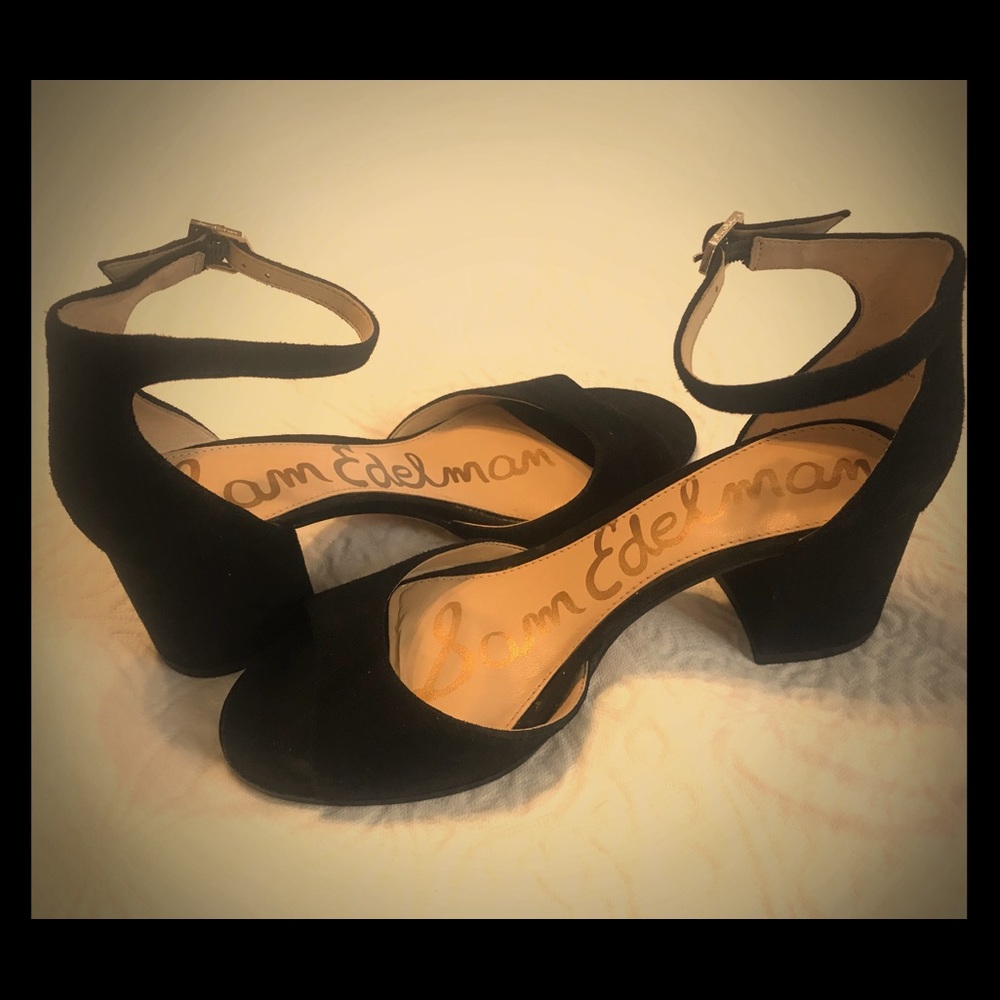 Sam Edelman Susie Size 8 Black Leather